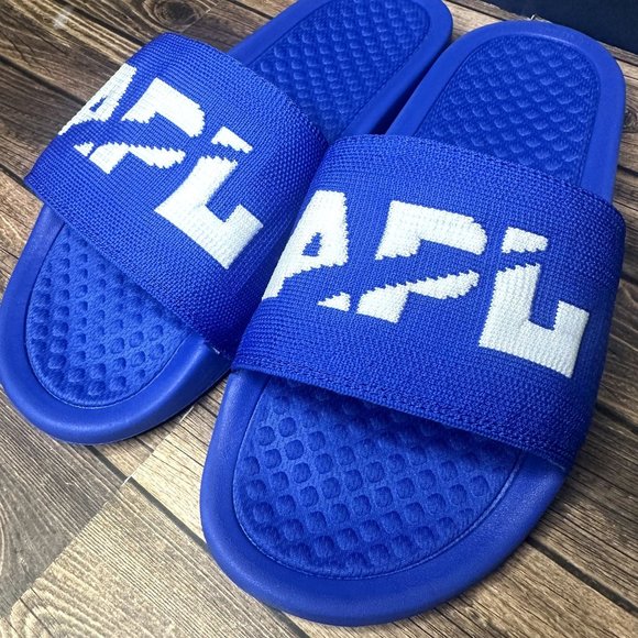APL Men's Big Logo Techloom Slide NWT *IN BOX* Size 7 (Cobalt/White) - Picture 6 of 14